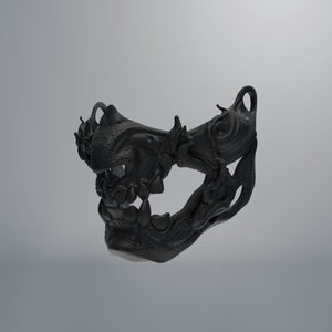 3D Printable File Fire Oni Mask - STL File