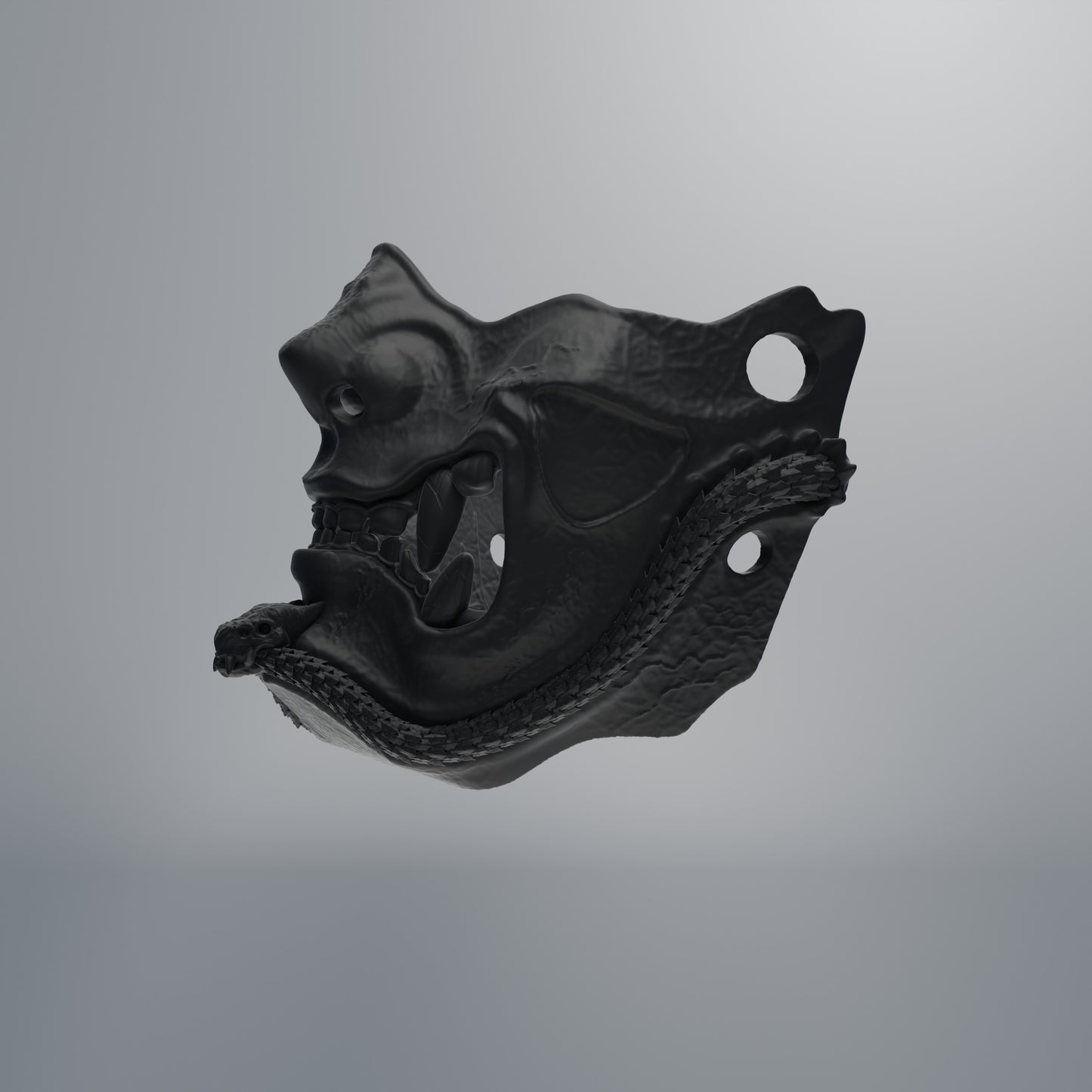 3D Printable File Oni Mask #7 - STL File