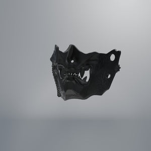 3D Printable File Oni Mask #7 - STL File