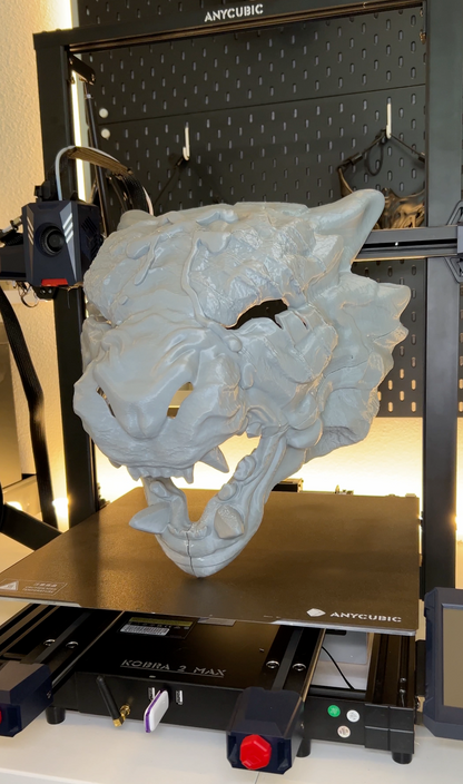 3D Printable File Tiger Mask - STL File