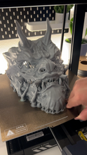 Load image into Gallery viewer, 3D Printable File Dragon Mask - STL File
