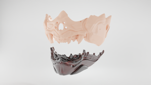 3D Printable File Oni Mask #5 - STL File