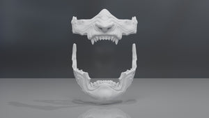 3D Printable File Oni Mask #6 - STL File