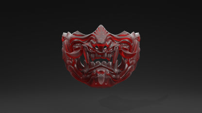 3D Printable File Oni Mask #4 - STL File