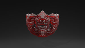 3D Printable File Oni Mask #4 - STL File